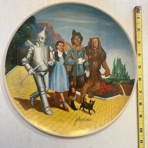 Knowles Wizard of Oz Decorative Plate with Yellow Brick Road